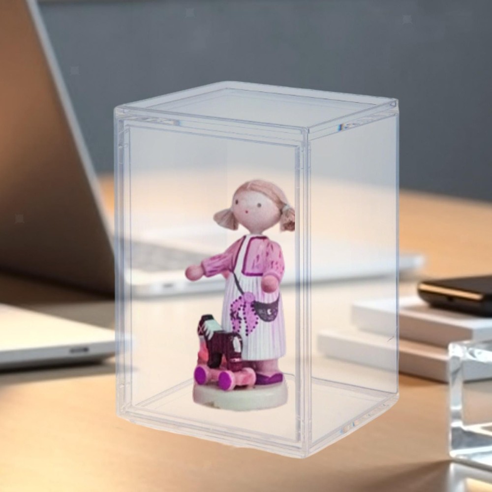 Acrylic Display Case Doll Display Box Decoration Multipurpose Dustproof Storage