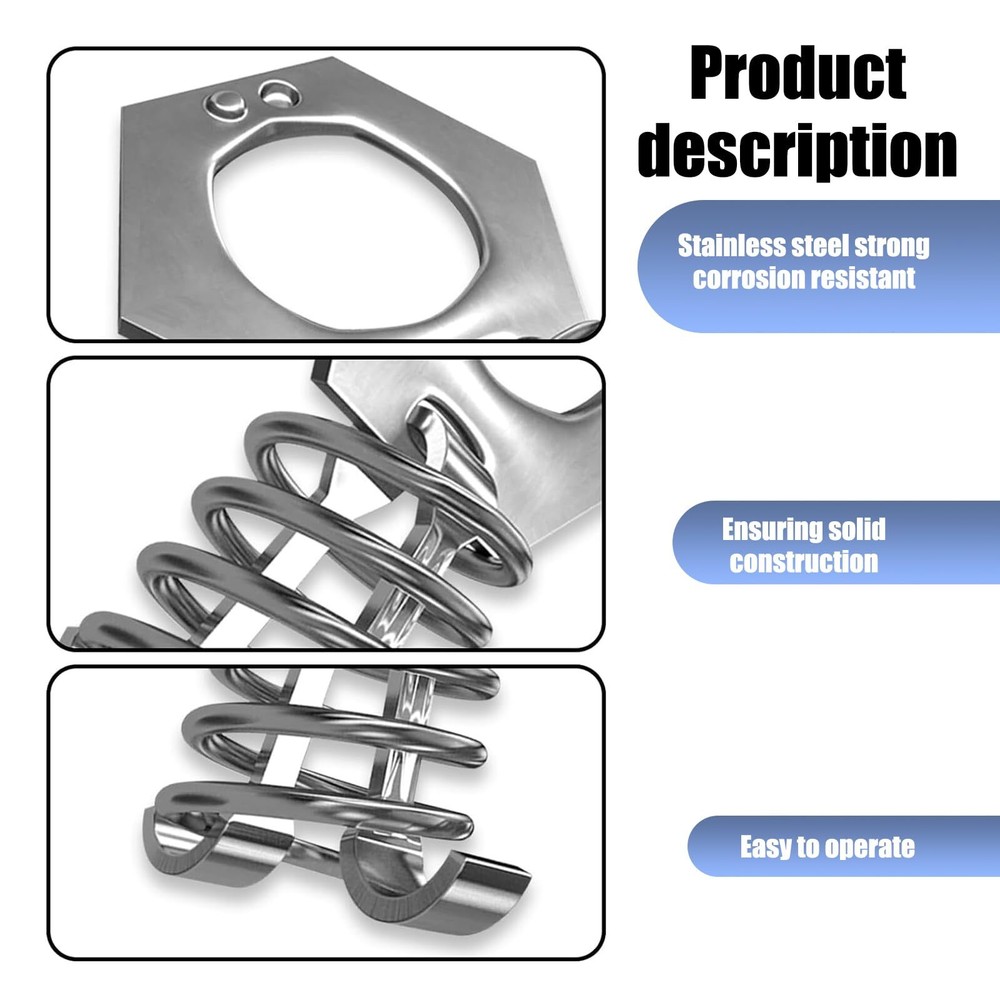 2 Pack RV Water Heater Twist Cam Lock 1.5In Waterproof Durable Metal Automoti...