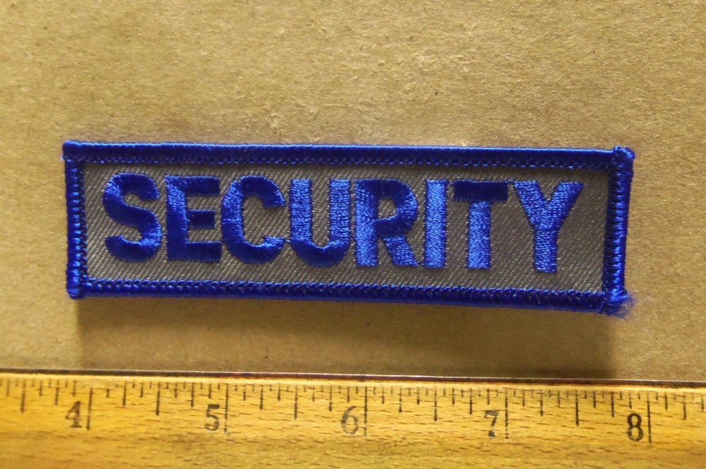 Security Tab Embroidered Patch