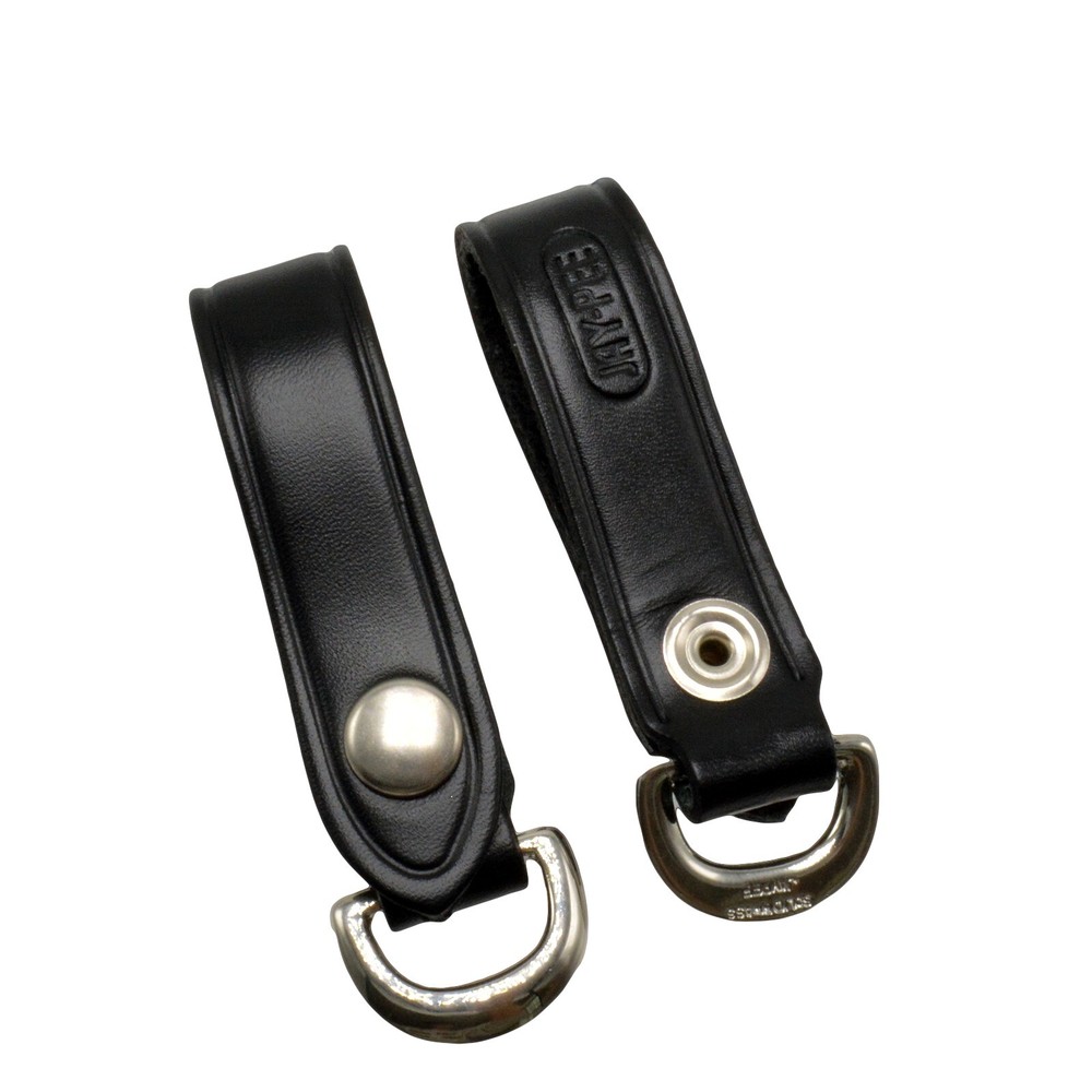 Jay-Pee Slide on "D" Rings Shoulder Strap Anchor Chrome Dees Sam Browne Belt