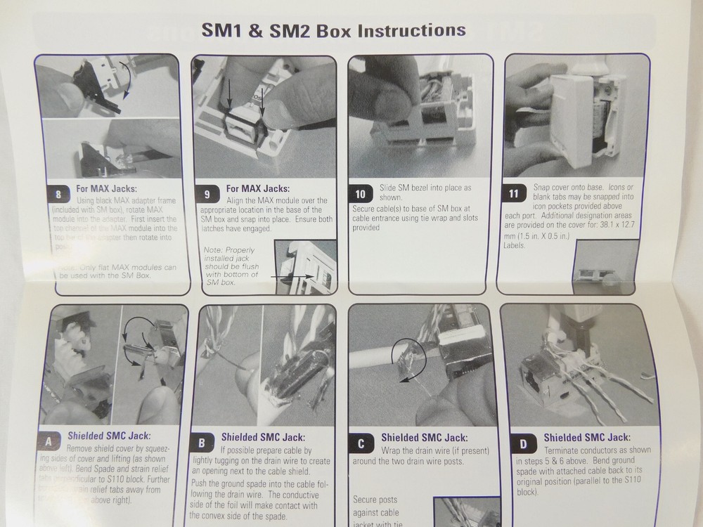 MX-SM2-02 Siemon Surface Mount Box MX-SM Fit - NEW