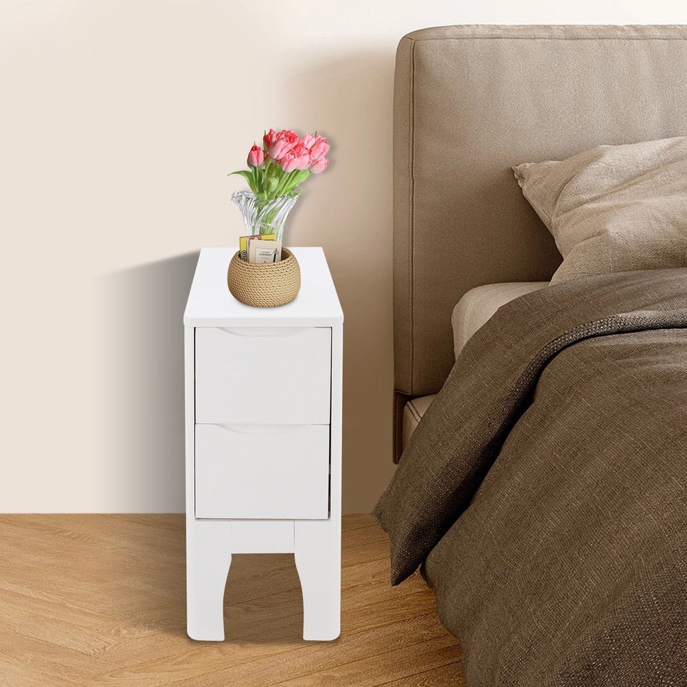 Rectangular Bedside Table 20*40*50cm Sofa Side Table Bedside Table with Drawers