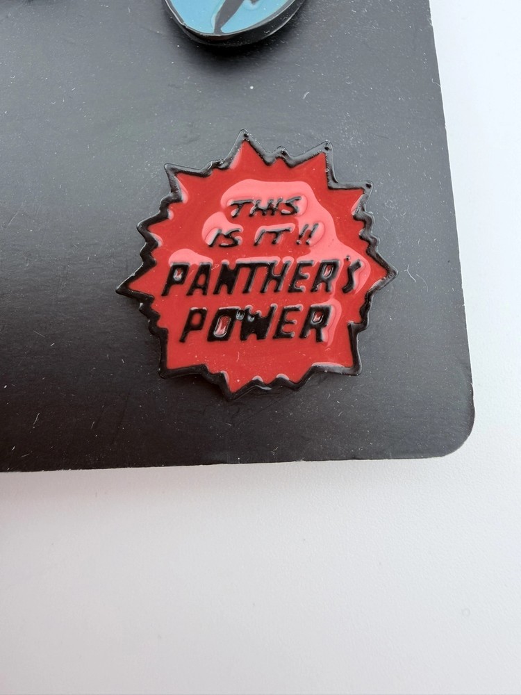 Black Panther 4 Pin Set - Marvel - 1 Replacement Clasp