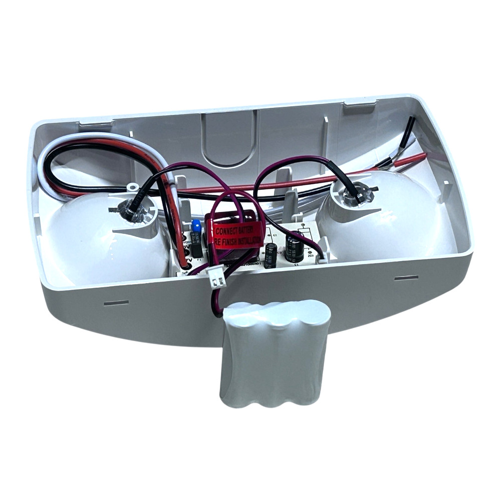 (2) RP Lighting REL20-1 Emergency Light LED Wall/Ceiling Mount Adjustable