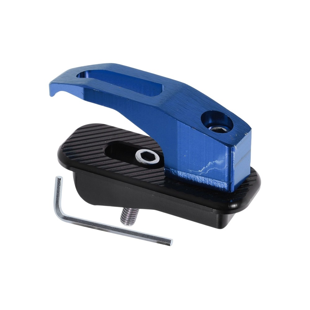 Alluper Alloy Motorcycle Hook for Minio Rectangular With Dark Blue Hole