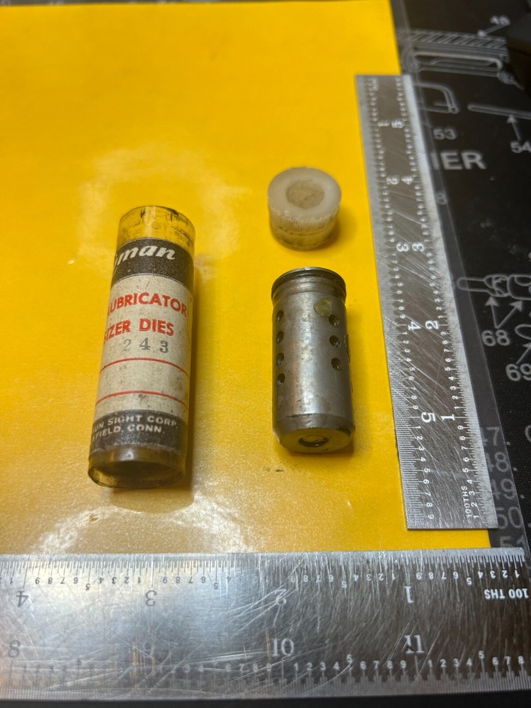 Lyman #243 Lube & Size Die + Case