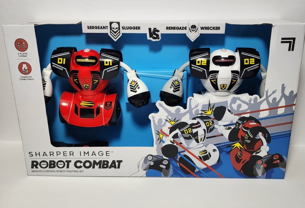 Sharper Image Remote Control (RC) Robot Fighting Set Multiplayer Brand New