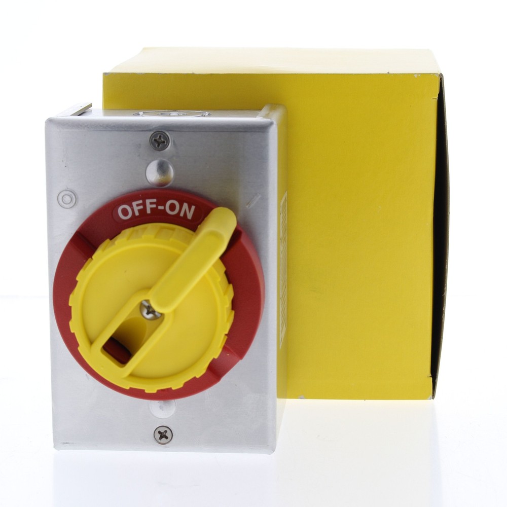 Hubbell 3-Pole Single Throw TPST Motor Controller Disconnect Switch 30A