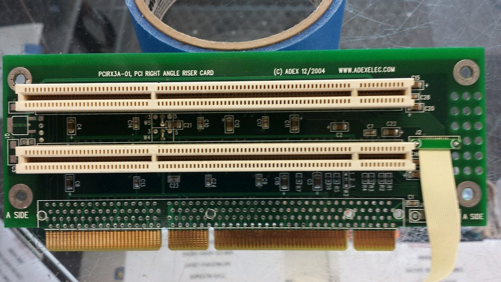 USED ADEX ELECTRIC PCIRX3A-01 PCI RIGHTANGLE RISERCARD CISCO MEDIA ENCODER 2000