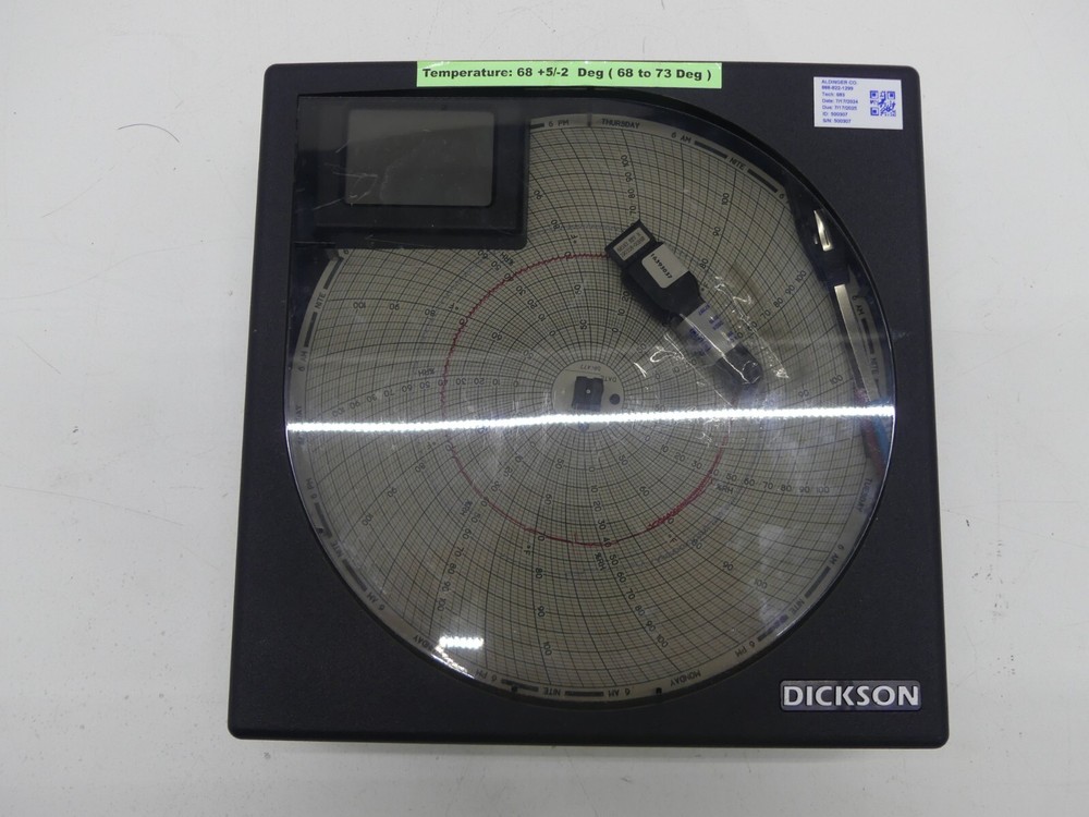 Dickson TH8P5 Humidity Temperature Chart Recorder