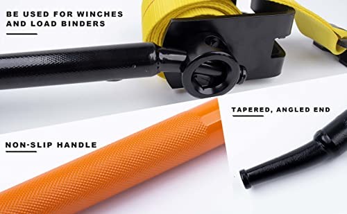 Winch Bar Combination Winch Bars with Square Head for Flatbed 1 Pack Silver
