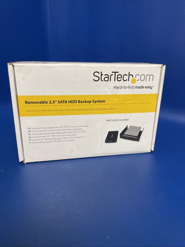 STARTECHCOME SAT2510U3REM HDD Storage Computer PC Backup System.