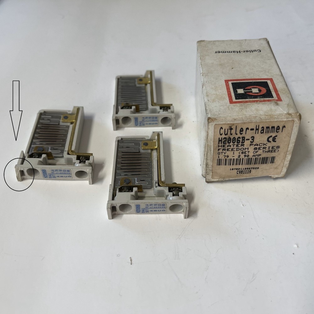 Cutler Hammer H2006B-3, Thermal Overload Heater Element
