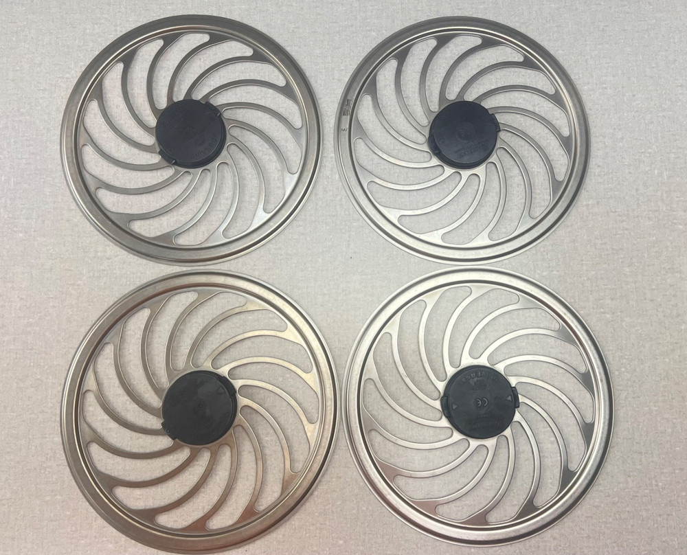 AESCULAP (2) Sterilization Containers (4) Filter Plates