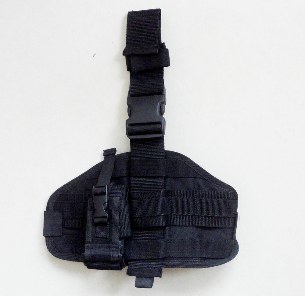 MOLLE Leg Rig Panel Drop Padded Single Point Platform Pouch