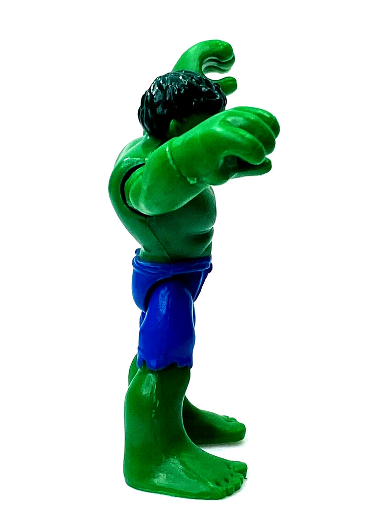 Marvel Incredible Hulk Blue Shorts Playskool Figure 3" 2010