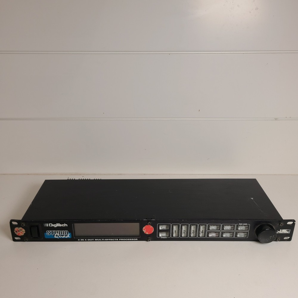 Digitech Studio Quad 4 In 4 Out Multi-Effects Processor no Power Supply