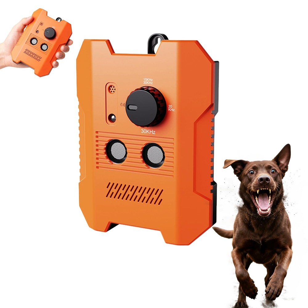 Ultrasonic Dog Bark Control Device – 3 Adjustable Modes, 50FT Precision Range...