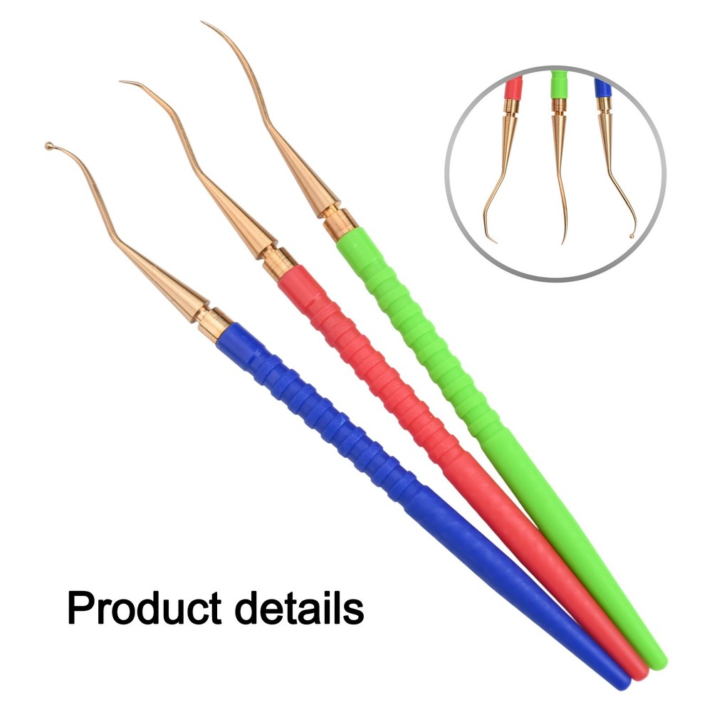 3Pcs Plastic Handle Diving Tool Set for Efficient O Ring and Spring Removal