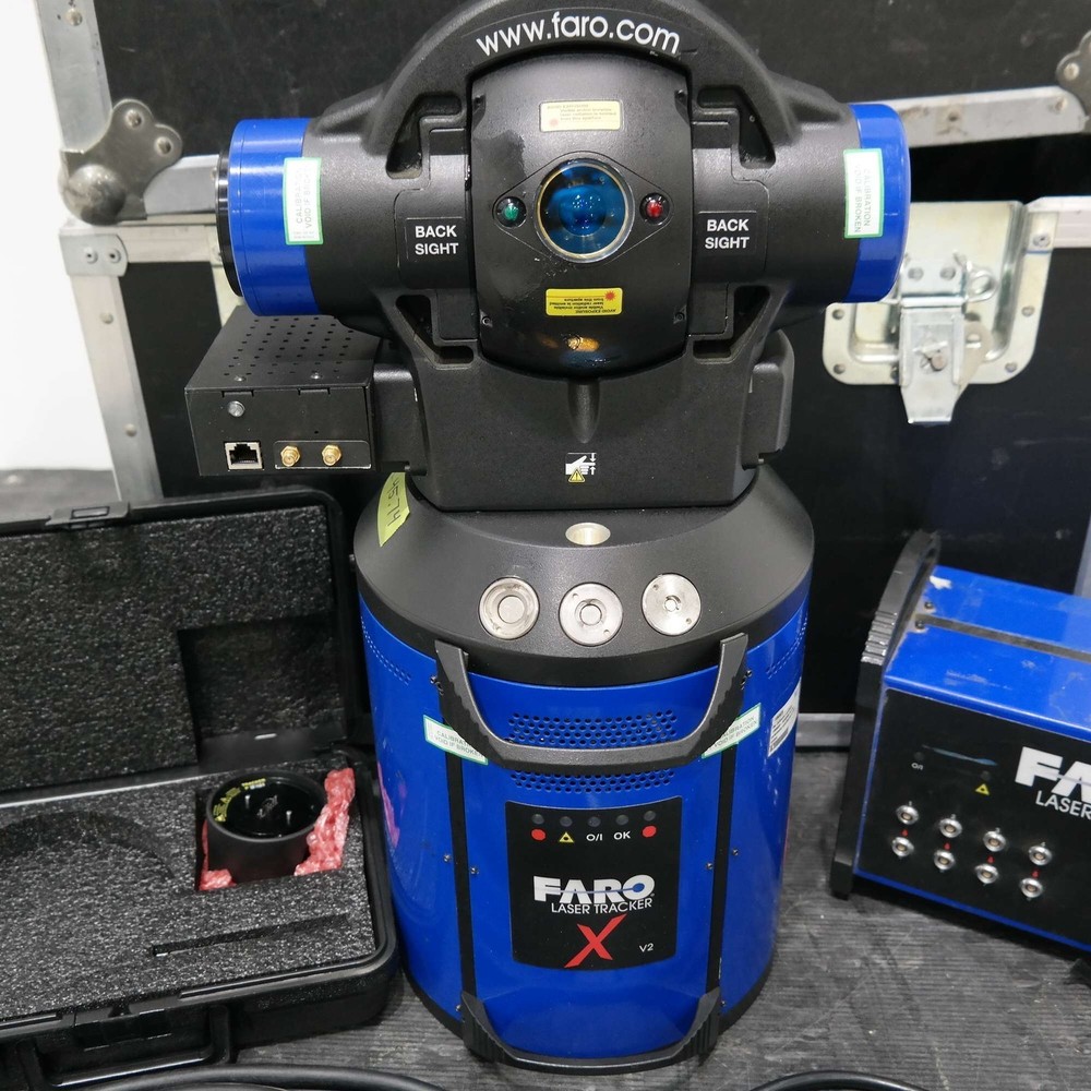 FARO Laser Tracker X V2 with Master Control Unit In Case with Accessories
