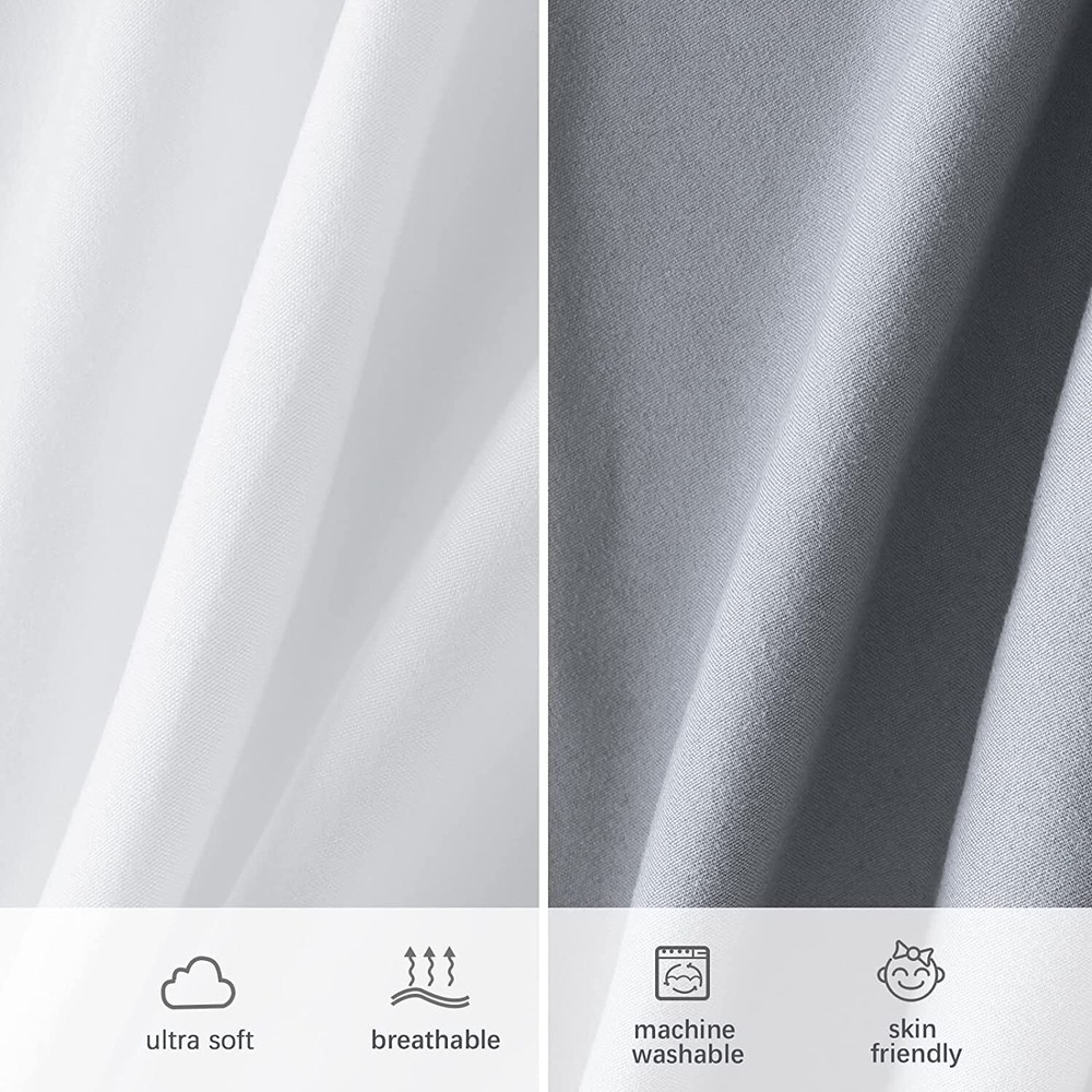 Crib Sheets Soft Microfiber Crib Fitted Sheets for Baby Gift 52"×28"×8" 4 Pack