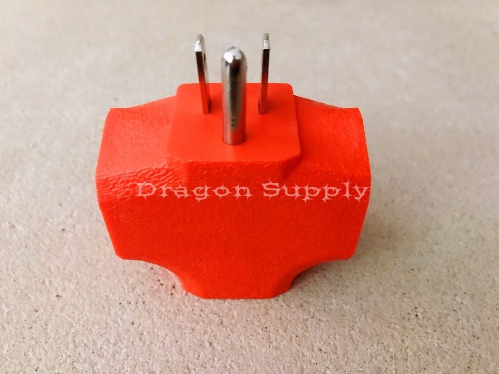 New 3 Way Outlet Wall Plug Grounded Adapter Electric Multi T-shaped