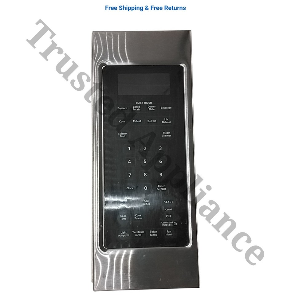 Whirlpool Microwave Control Panel Console W10512496 SILVER