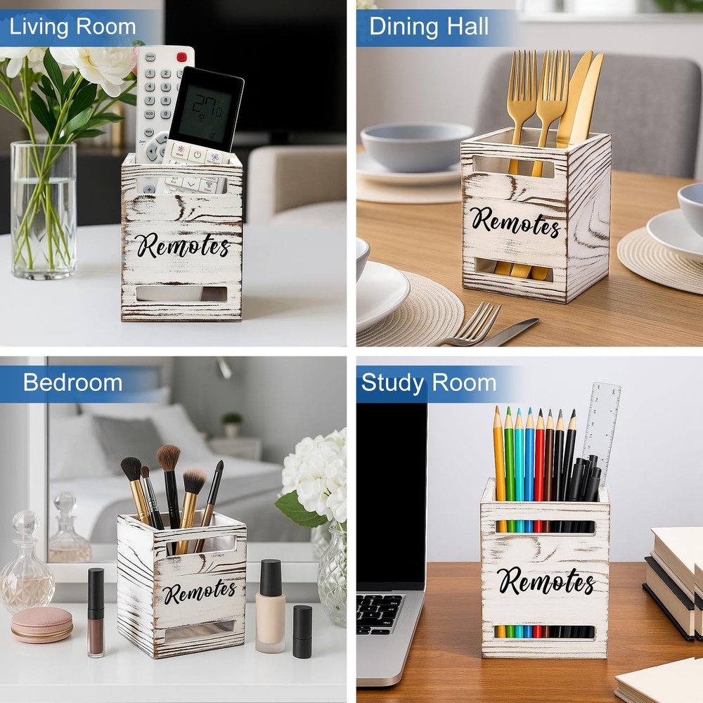 Small Remote Control Holder for Table Bedside Organizer Controller Holder Rem...