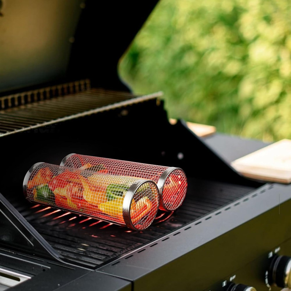 Everpeak Grill Masters Rolling Basket Kit