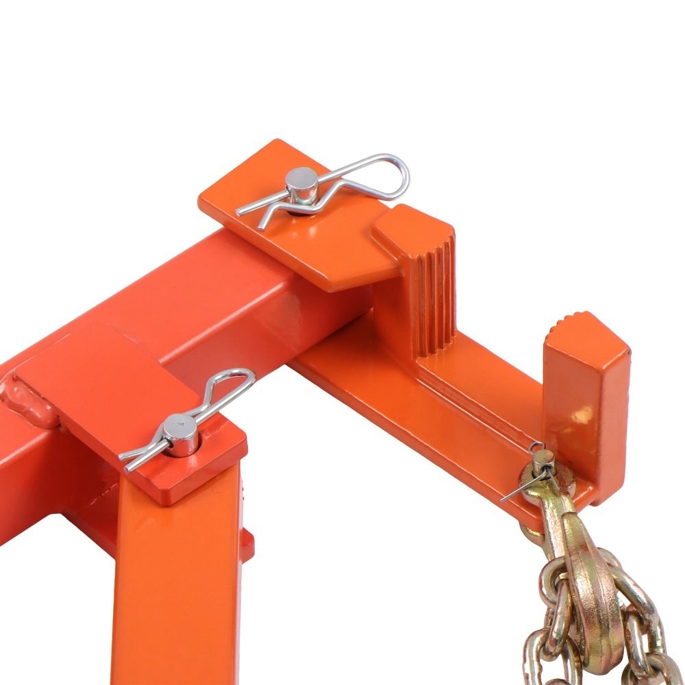 36in T Post Puller Heavy Duty Fence Post Pullers with Puller Plate & 47in Chain