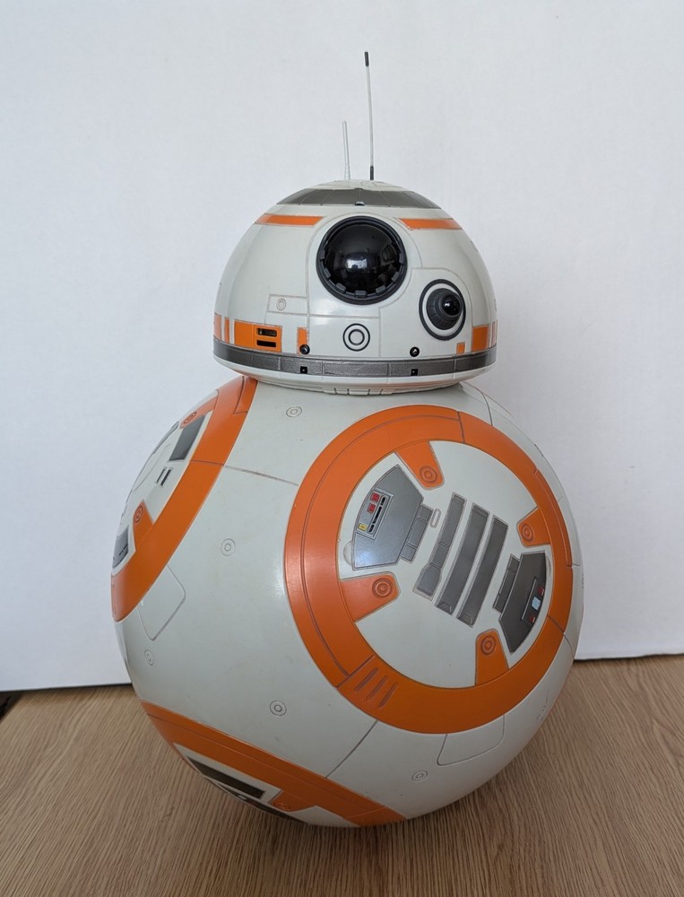 (NEEDS REPAIR) SpinMaster BB-8 Star Wars Interactive Hero Droid w/ accessories