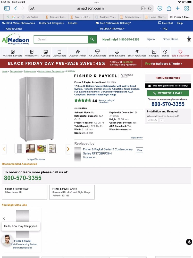 fisher paykel refrigerator