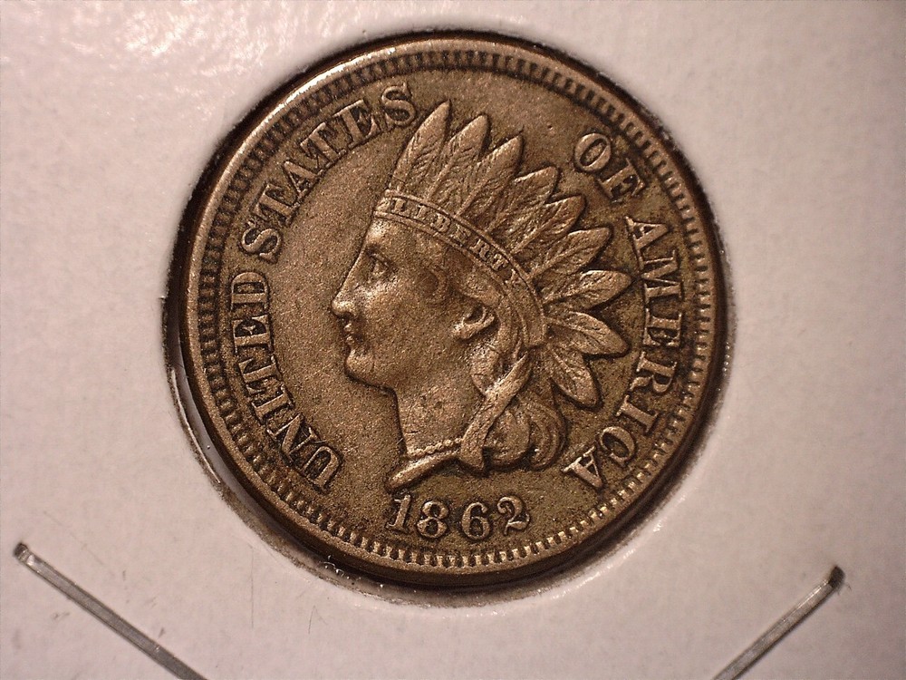 1862 CN Indian Head Cent #13 - AU
