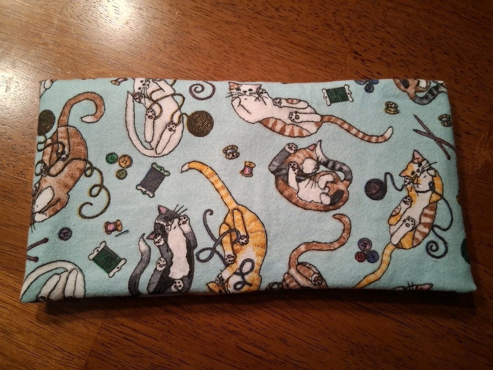 Rice Hot/Cold packs, handmade, new, Knitting Kittens
