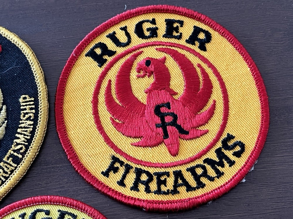 3- RUGER FIREARMS PATCHES