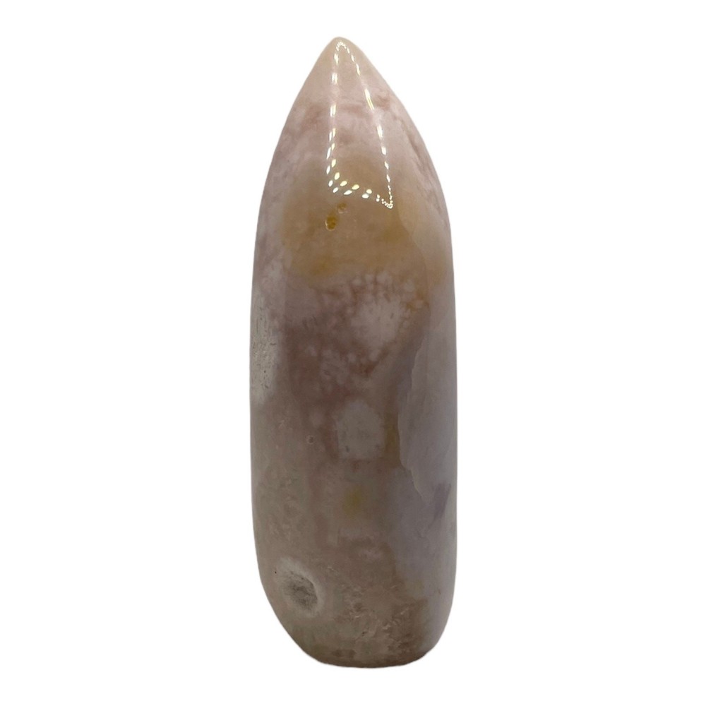 Pink Amethyst Free Form Flame Teardrop #1