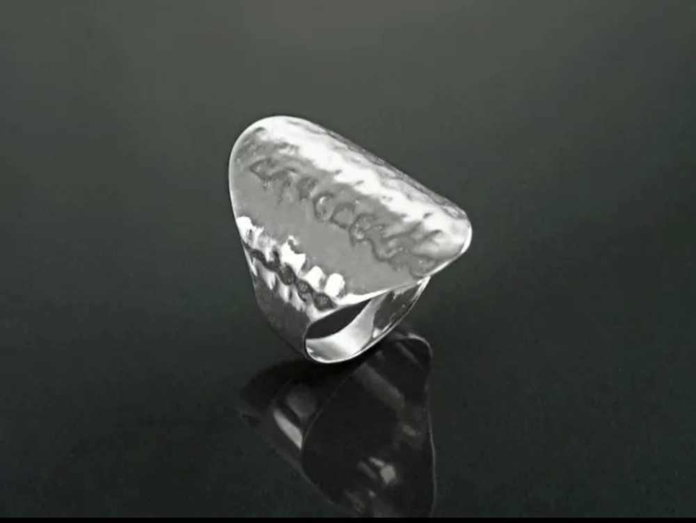 Long Solid 925 Sterling Silver Band Handmade Statement Band For Men& Women