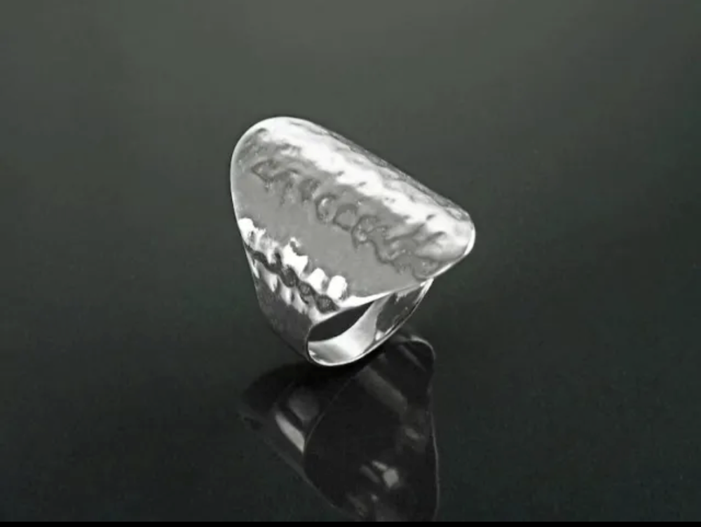 Long Solid 925 Sterling Silver Band Handmade Statement Band For Men& Women