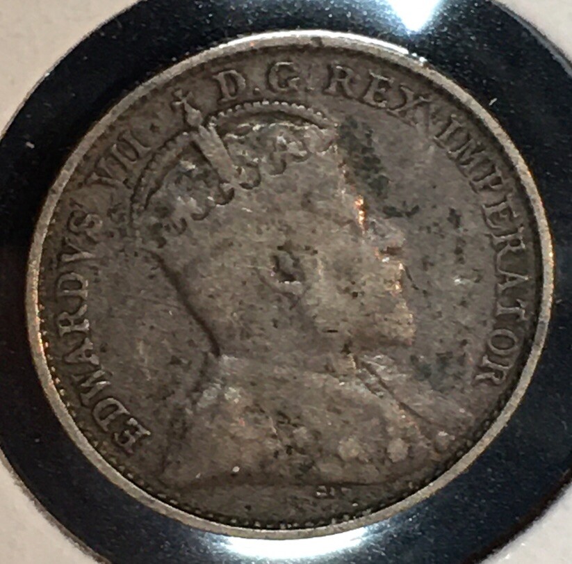 1903 H Canada 5 Cents Silver