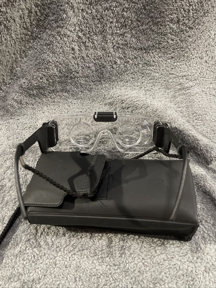 Coil Adjustable Magnifier Glasses Made in UK with Case