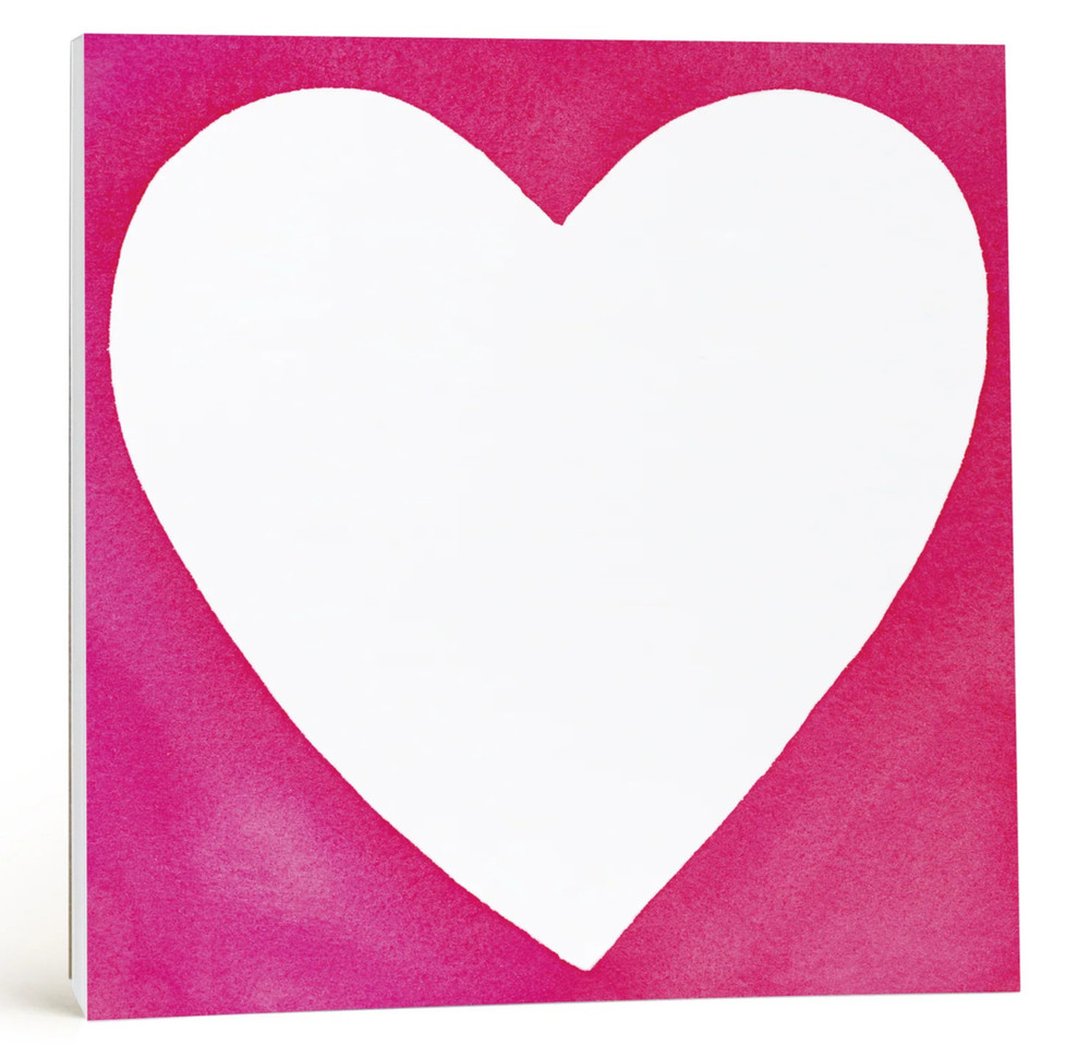 E. Frances - Chubby Heart 150-Page Notepad
