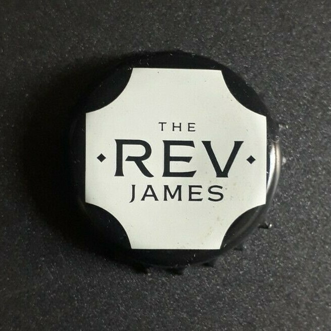 The Rev. James. Bottle Top. Crown Cap. Used
