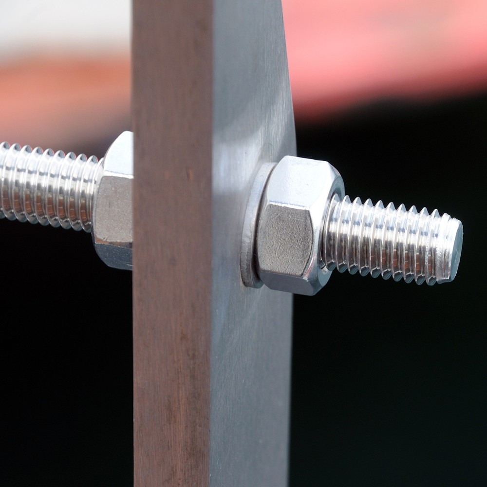 20Pcs M5-0.8x40mm Fully Threaded Rods, 304 Stainless Steel Thread Bar Studs