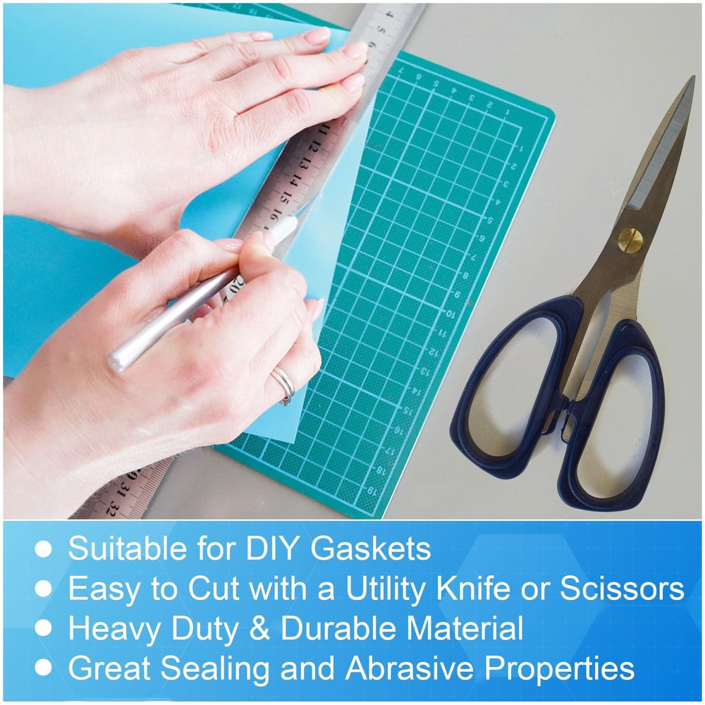 Translucent Silicone Rubber Sheet Translucent, 12 W x 12 L x 1/4 Thick