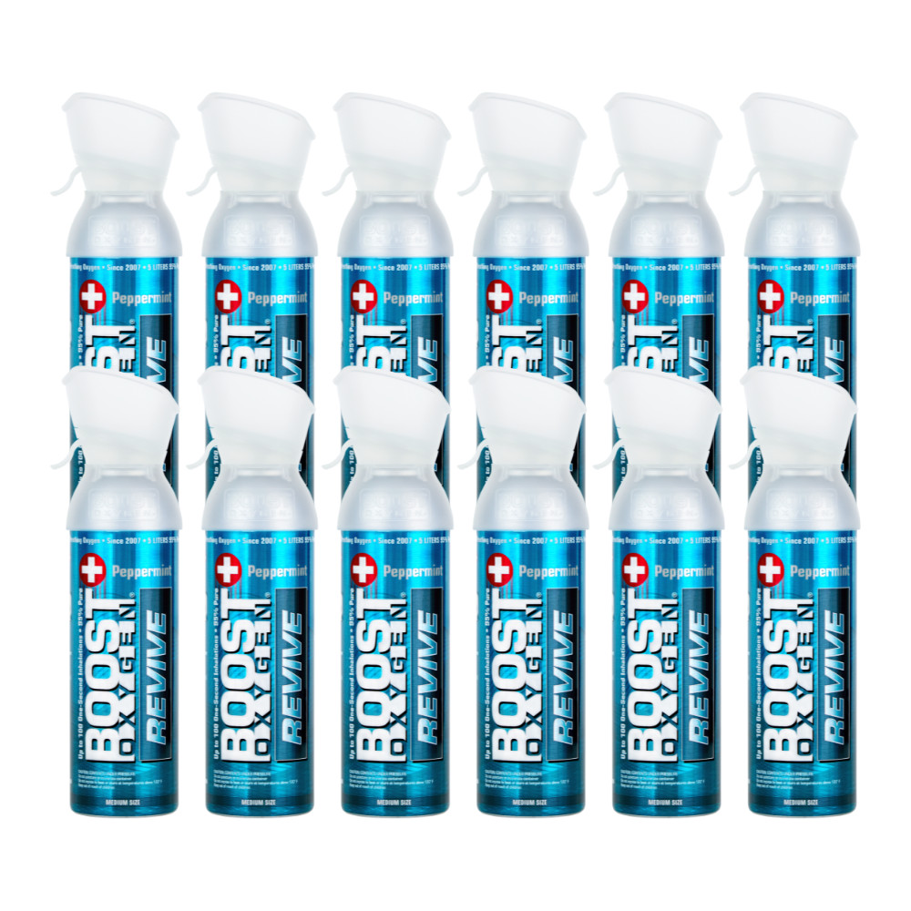 Boost Oxygen Medium Revive Peppermint Aroma 5L Canister | Respiratory Support