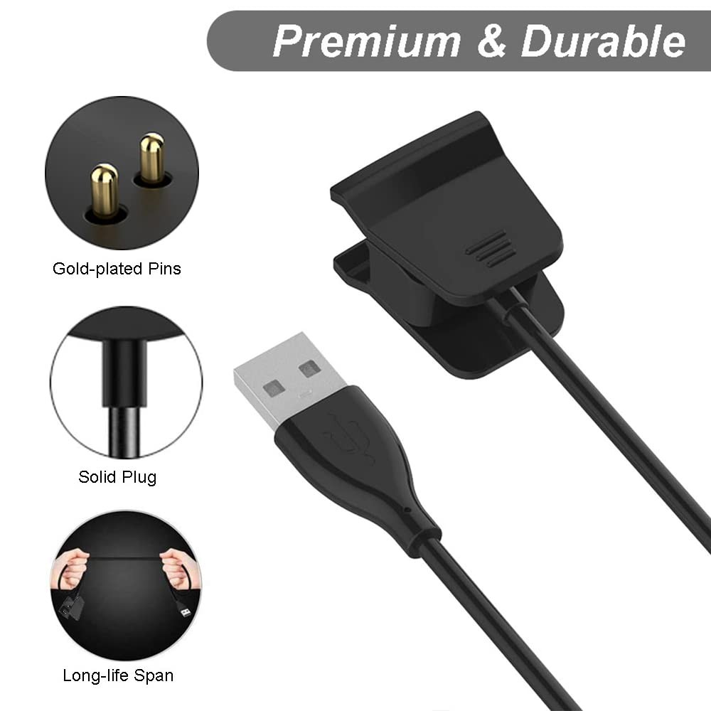 Emilydeals 2 Pack Fitbit Alta HR Charging Cable Replacement