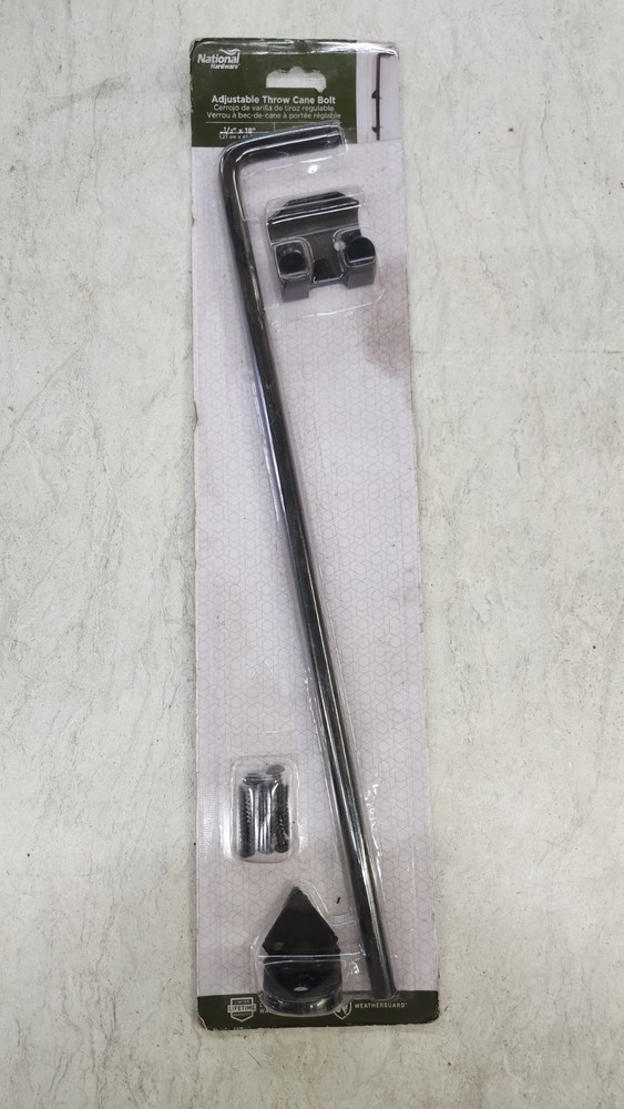 National Hardware Adjustable Throw Can Bolt
