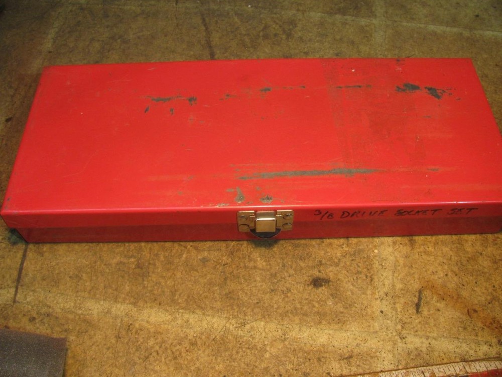 Kline 3/8" Drive Socket Set Deep Shallow Metal Case