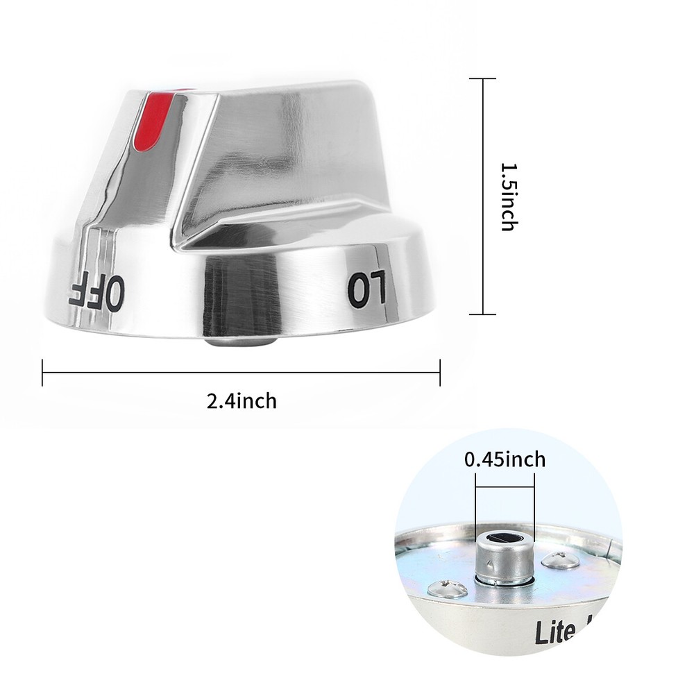 Range Burner Control Knob Compatible with SAMSUNG Range DG64-00473A
