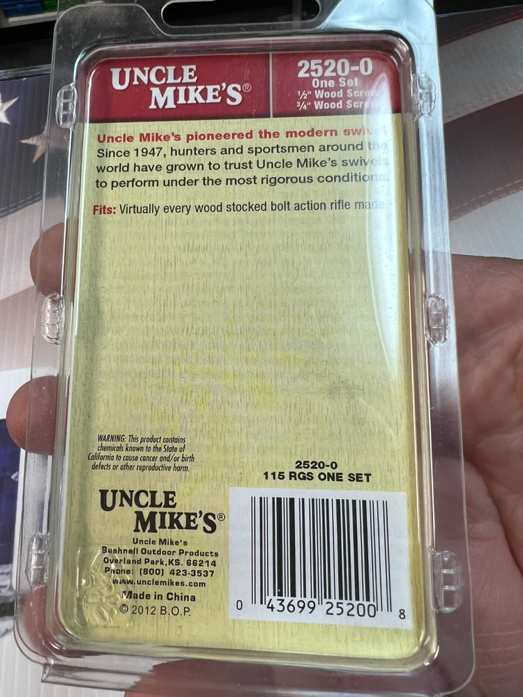 Uncle Mike's Quick Detachable Swivel Bases